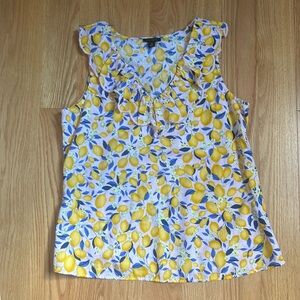 Ann Taylor cotton blend short sleeve top